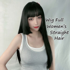 Wig Full Long Straight Womens Rambut Palsu Panjang 70CM / Wig Rambut Wanita Lurus