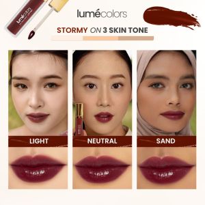 Lumecolors Lipstik Ultralight Lip tint Glossy Stain Lipstick Tahan Lama Pigmented Bpom bisa untuk Ombre lips