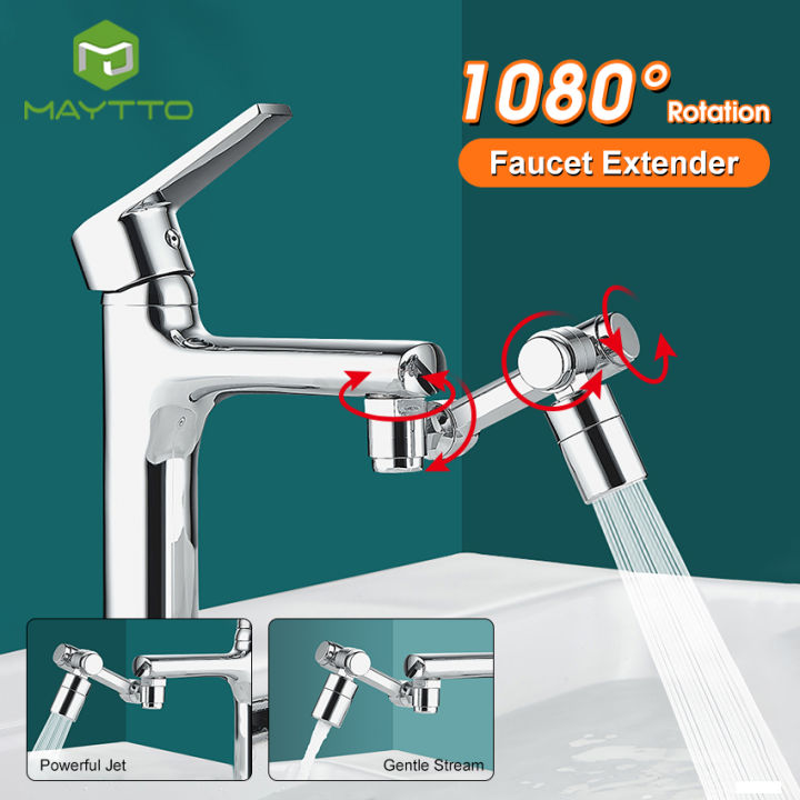 MAYTTO Tap wash Face Water Tap Faucet HeadFaucet Robotic Arm Faucet