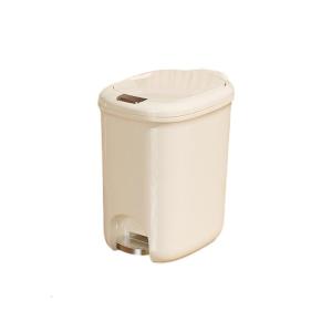 8/12L Foot Pedal Waste Bins Office Kitchen Trash Bin Waterproof Bathroom Waste Bins with Lid Large Capacity Trash Can