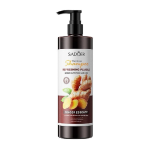 【Buy 2 get 2 free】 SADOER Ginger Plant Essence Shampoo Refreshing and Smooth Nutritional Hair Care Shampoo 500ml