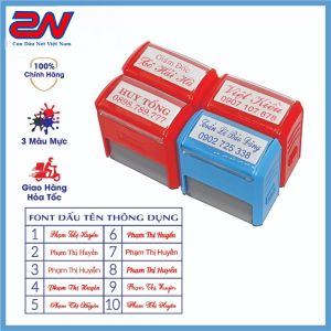 Con Dấu Tên Theo Yêu Cầu Dấu mộc Tên Cá Nhân Rõ Nét Nhỏ Gọn Tiện Lợi