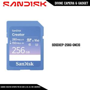SANDISK CREATOR EXTREME PRO SD UHS-II C10 U3 V60 (280MB/S)