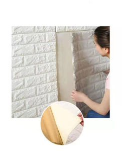 50PCS 35CMX38CM bundle Wallpaper foam self Adhesiv Wall Decor wall paper stickers bricks design waterproof 3D home room bricks design wall cement for bedroom decoration