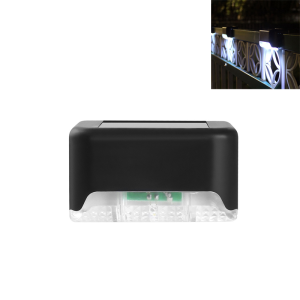 led solar stairs garden light outdoor waterproof LED fence lights Auto ON/OFF solar rechargeable step lights 2V 100mAh