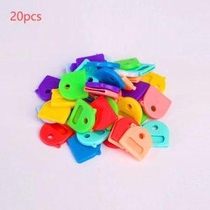 20pcs Sarung Kunci Warna Key Cover Cover Kunci Silikon Universal Pelindung Kunci