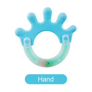 DreamBaby Teether Bayi Silikon Mainan Gigitan Bayi Kerincingan Bayi Untuk 0 6 Bulan