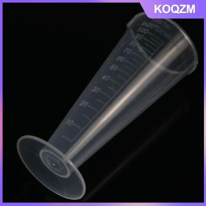 KOQZM 100ML Plastic Measuring Cup Transparent Scale Measuring Cup Pour Spout Without Handle Liquid Container For Kitchen Bar Supplies