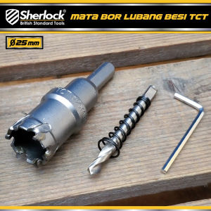 Mata Bor Hole Saw HSS High Speed Steel Pelubang Besi 12 - 60 mm Sherlock