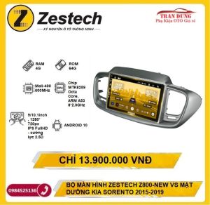[TẶNG PM VIETMAP S1] MÀN HÌNH ANDROID ZESTECH Z800 NEW nâng cấp. độ cho ô tô theo xe KIA SORENTO 2015-2019 xe hơi. Màn hình android oto xem chỉ đường VietmapS1- Navitel camera lùi camera hành trình youtobe... Đầu dvd android lắp sim 4G RAM 4GB/64Gb. P