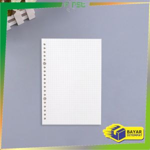 FH-A106 Loose leaf A5 Isi Ulang 60 Lembar Binder Garis / Refill Notebook Polos Serbaguna