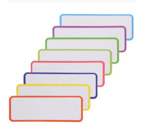 Magnetic Dry Erase Labels Name Plate Tags Flexible Magnetic Label Stickers For Whiteboards Refrigerator Crafts Writable