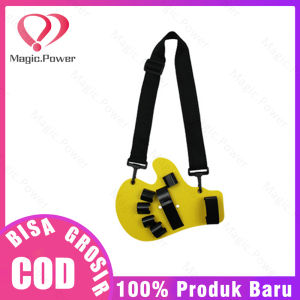 Jari Orthotics Fingerboard dengan Sling Stroke Belat Tangan Dukungan Pelatihan (Hitam)-Intl
