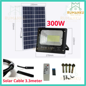 RMK LED Solar Spotlight Lampu solar light outdoor lighting 80W-800W Waterproof Flood Light street solar lampu matahari