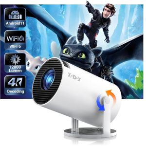 HY300 Projector 4K Full HD 1080P Portable Projector Smart Projector for phone with bluetooth WIFI
