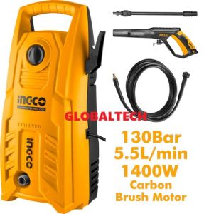 INGCO HPWR14008 HIGH PRESSURE WASHER 130BAR 14000W JET CLEANER MESIN STEAM CUCI MOBIL MOTOR