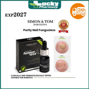 (100% Authentic)Simon&Tom Fungusless - 10ml - Eliminates Nail Fungus - Promotes Nail Growth