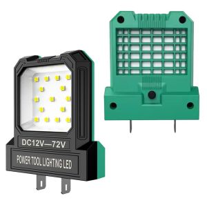 MASTERYX Power Tool Parts LED Work Light Adjustable Universal Portable Work Lights High Quality Durable Outdoor Searchlight 12-85V Li-ion Battery