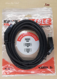 DÂY CÁP HDMI đầu xoay gập 180 (15m)