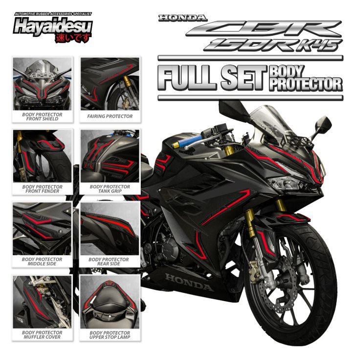 Hayaidesu Full Set New CBR 150R K45R 2021 Body Protector Cover - Main Image