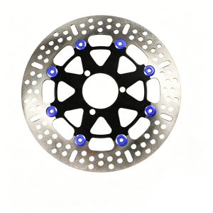 260mm Floating Disc Brake Rotor 3 Holes Motorcycle Brake Disc Replacement Without Caliper Bracket Universal Motor Bike Front Brake Rotor Disk