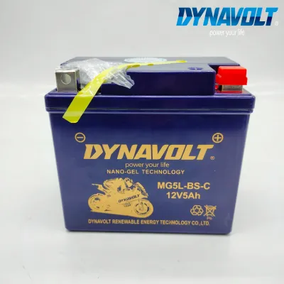 Battery NANO Gel Dynavolt YTZ6V YTZ6 Original Bateri MG5L-BS-C RS150 Vario150 Vario125 Vario160 ADV150 ADV160 RSX CBR150