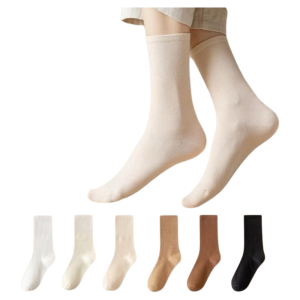 1 Pair Women Socks Fashion Basic Style Stokin Casual Stoking Wanita