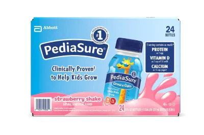 Pediasure Shake 24 Bottles 237ml chocolate Vanilla Strawberry ready to drink