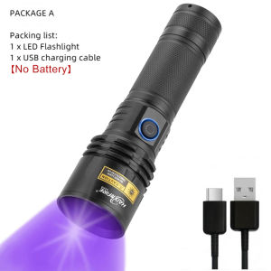 HaixnFire SV10 Violet Light USB UV Detection Light 20W High Power 365nm Flashlight Pet Stains Cat Moss Disinfection Light