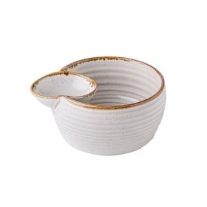 PENTU Vintage Single Ear Dipping Bowl Japanese Style Ceramic Divided Snack Bowl Cooking Plate Creative Dumpling Plate Home Dining