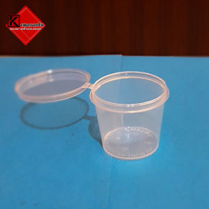 Sauce Cup / Puding cup / 25/35/60/100/150 ml (tutup sambung)/ tempat puding / cup plastik thinwall klir (untuk 150 ml isi 25 pcs)