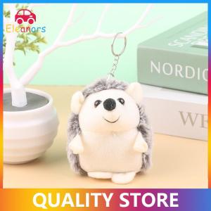 [Eleanor] Cute Hedgehog Plush Toy Cartoon Animal Pendant Soft Stuffed Doll Keychain Backpack Car Bag Key Ring Decor Kid Gift