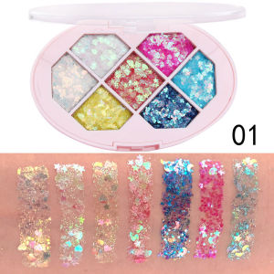 DORISNA Glitter Eyeshadow Gel Mermaid Jelly Face Body Eye Glitter Sequin Holographic Eye Shadow Hair Nail Decoration Party Festival