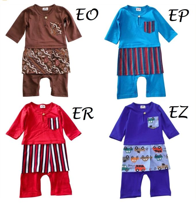Baju Melayu Jumper 9 Baby Jumper Baju Baby Boy Baju Raya 2023 Lazada