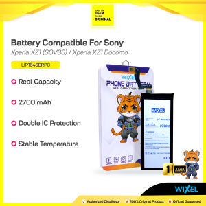 WIXEL Baterai Sony Xperia XZ1 Docomo AU SOV36 SO-01K LIP1645ERPC Double Power Real Capacity Batre Batrai Battery Original Ori HP Handphone SOV 36