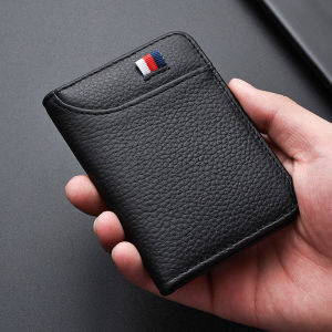 2024 Multifunctional Leather Credit Card Wallet Mens Fashion Soft Thin ID Card Holder Wallet Slim Small Business Card Holder Card Holder For Men Money Holder Cards - Lazada