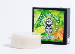 Whitebeards Bergamot Sandalwood Premium Shaving Cream Bar