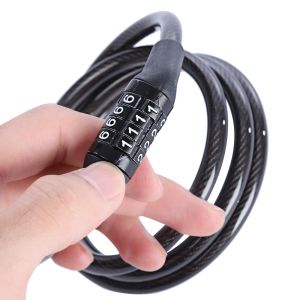 Kunci Sepeda Pengaman Anti Maling Model Kabel 4 Pin