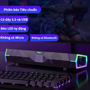 Loa Bluetooth Niye V18 Pro Âm Thanh Vòm Tích Hợp Micro LED RGB Kết Nối Máy Tính Điện Thoại Laptop