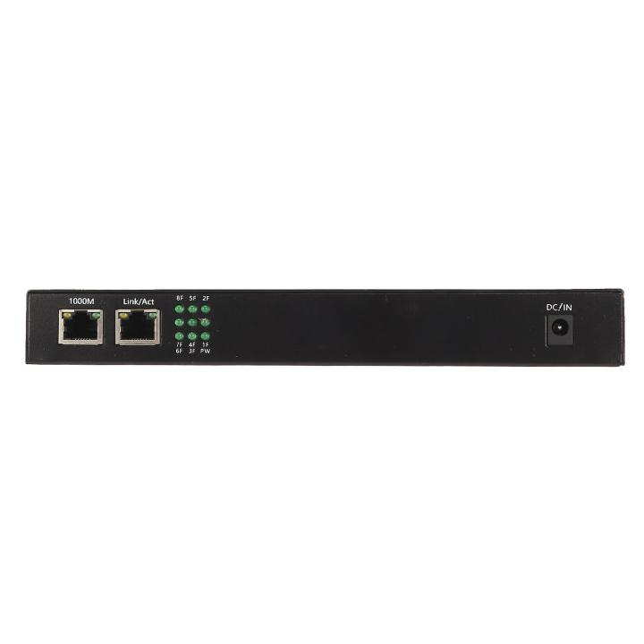 Media Converter 8F2E 8 Port Fiber Optic 2 RJ45 LAN Ethernet Gigabit 2 ...
