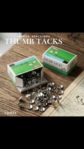 80 ชิ้น/กล่อง หมุดติดกระดาษ S0076 หมุดปักกระดาน หมุดตอก (Thumb Tacks) อุปกรณ์สำนักงาน