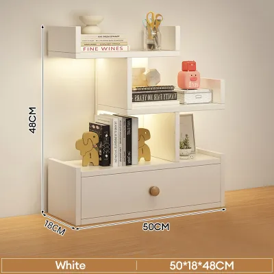 Rack Wood Book Mini Table Rack Table Book Learn Wood Rack Desktop Storage Rack Layer Organizer