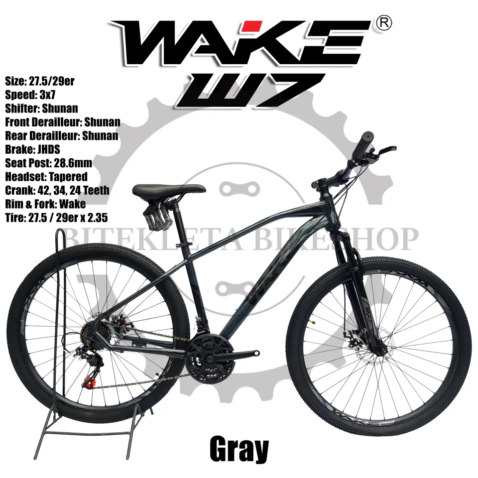 WAKE MOUNTAIN BIKE W7 Steel Frame Mountain Bike 16 Inch