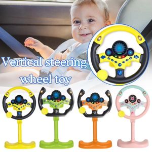 JVKISX 360 ° Rotation Simulation Steering Wheel Toys Multi Functional Montessori Simulate Driving Car Toy Creative Simulation Simulated Driving Steering Toy Kids Toys