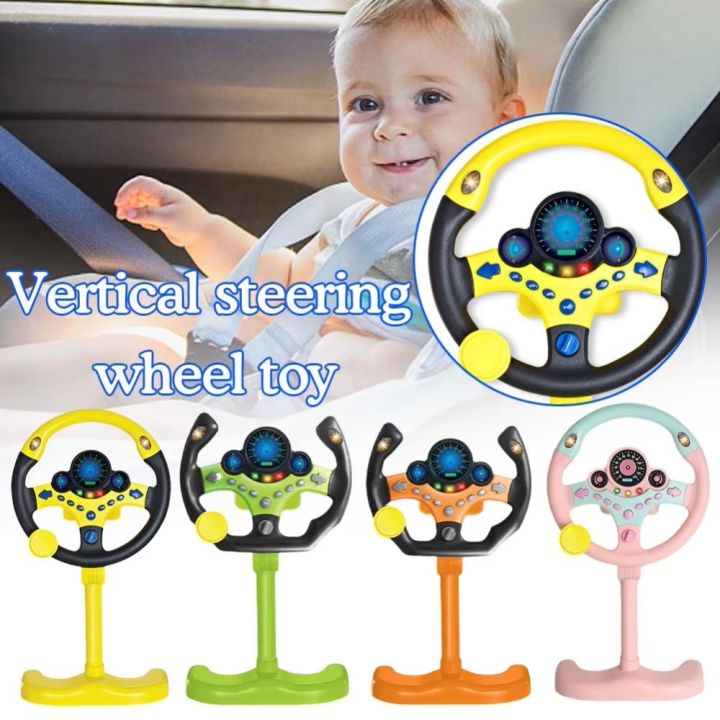 SI958 360 ° Rotation Simulation Steering Wheel Toys Montessori Multi ...