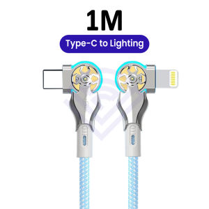 [COD] NANVAN NVN-KD62 KABEL CHARGER FAST CHARGING FOR MICRO USB / TYPE C / IPHONE L GAMING LED PREMIUM