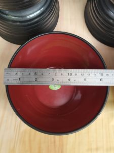 mangkuk bulat ulir 15cm model japan series ramen serbaguna gratis 1 sendok