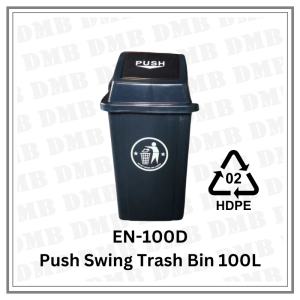 Push Swing Trash Bin 100 Liters (EN-100B)