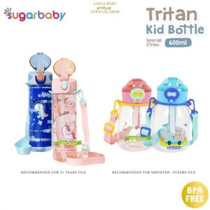 SGR24 SUGAR BABY BOTOL MINUM SEDOTAN TRITAN KID BOTTLE SPECIAL STRAW 600ML