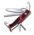 Victorinox มีดพับ Swiss Army Knives ( L ) -  Large Pocket Knives , Ranger 78 M Grip , Red/Black ( 0.9663.MC ). 